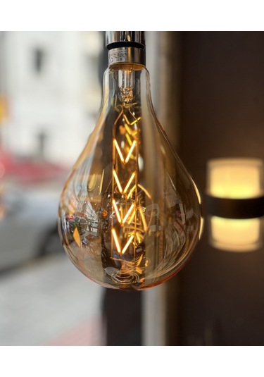 Horoz 001-049-0008 Toledo Büyük Led Rustik Ampul Amber 8w