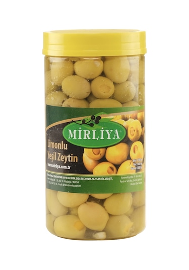 Mirliya Limonlu Yeşil Zeytin 1 KG