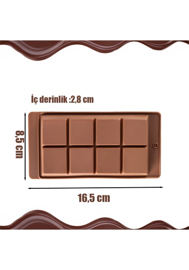 Porsıma Mys 30301-1 Bpa Free Silikon Dubai Çikolatası Kabı