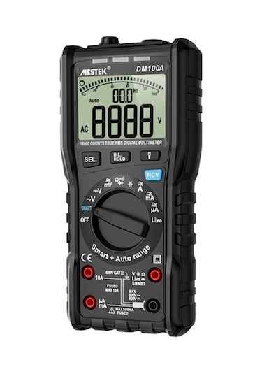 Mestek Dm100a True Rms Ncv Smart Otomatik Yüksek Hızlı Multimetre