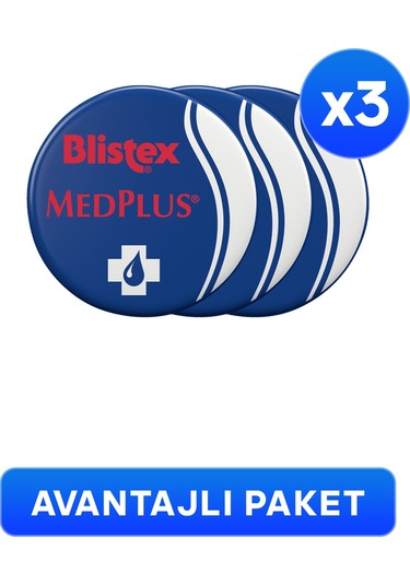 Blistex Kuruyan Ve Çatlayan Dudaklara Yoğun Bakım Kavanoz Medplus Jar 3 x 7 ML