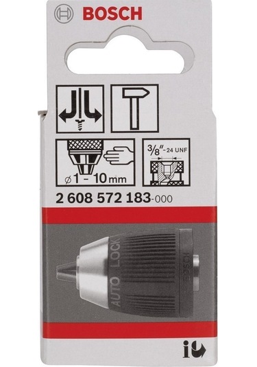 Bosch 3/8"-24 Anahtarsız Mandren 1-10 MM 2608572183