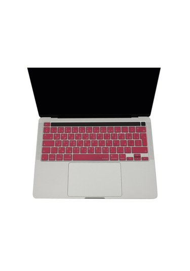 Arapça Klavye Macbook Pro Kılıf M1-m2, 13inç Touchbarlı A2338 A2289 A2251 A2141 Uk Enter İle Uyumlu Açık Pembe