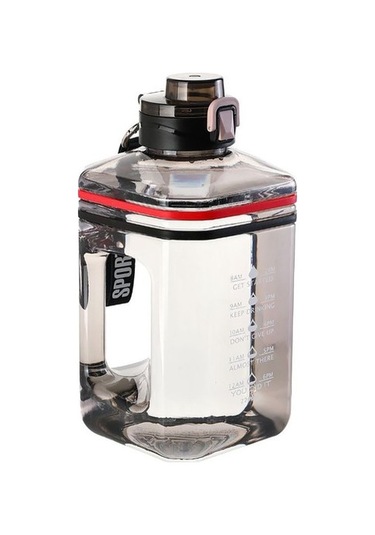 Eternal 2.2l Büyük Kapasiteli Taşınabilir Su Şişesi - Siyah Xtfd3a Beyaz - Siyah