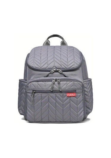 Wangxi Gri Anneler İcin Buyuk Kapasiteli Temel Gereksinimleri Tasiyan Seyahat Ve Puset Cantasi Gri