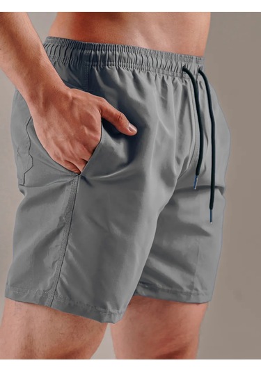 Akco Havuz Ve Deniz İçin Yazlık Yüzme Şortu 324973275 Gri