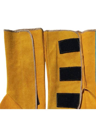 Homyl 2 Adet Kaynak Bot Kılıfı Deri Spats Isıya Dayanıklı