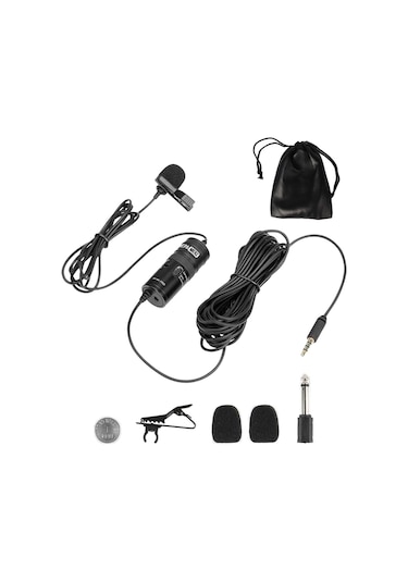 Hepa Merz HM1C Kamera Pc Telefon Android-Apple iOS Uyumlu Youtuber Yaka Mikrofonu