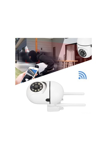 Padalink Dış Mekan Wifi Güvenlik Kamerası 1080p - 360 Dönebilen, Renkli Gece Görüşü, Hareket Algılama Ve İki Yönlü Konuşma Özellikli Beyaz
