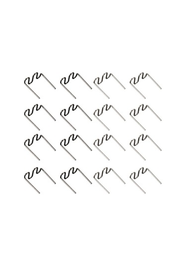 500 Adet 0.6mm Büyük Dalga Tungsten Çelik Otomobil Tampon Kaynak Çivi - Gümüş Rengi