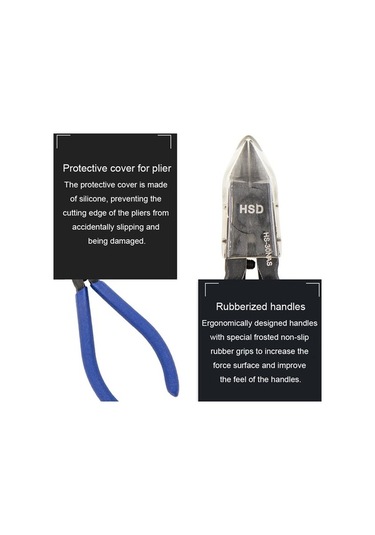 Dancemonkey Hs-30nas Plastik İnce Bıçaklı Su Jeti Kesim Pense, Çapraz Pense El Yapımı