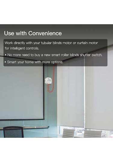 Tuya Destekli Wifi Akıllı 2 Kanallı Panjur Stor Anahtarı