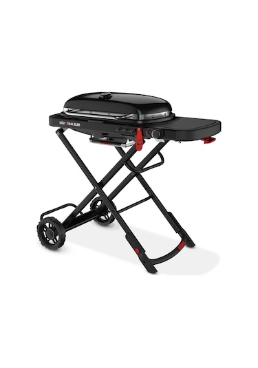 Weber Traveler Stealth Edition Taşınabilir Gazlı Izgara Siyah
