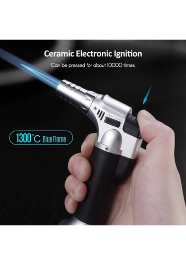 Jms Bütan Meşale Ayarlanabilir Alev Çok Amaçlı Endüstriyel Meşale Kaynak Doldurulabilir Mutfak Meşalesi