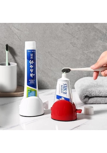 Diş Macunu Sıkacağı Çevirmeli 1 Adet Beyaz Siyah