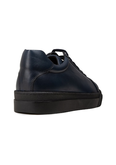 Deery Erkek Süet Lacivert Sneaker Ayakkabı - 02018mlcvc02