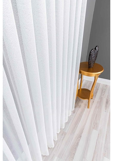 Evdepo Home Kullanıma Hazır Örme Tül Perde (540724560)