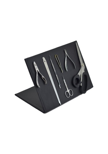 Berber Güzellik Salonu Mıknatıslı Makas Standı Siyah