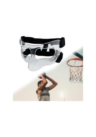 Suntek Basketbol Maskesi Koruyucu Kalkan Şeffaf-15x9.5x8.5cm