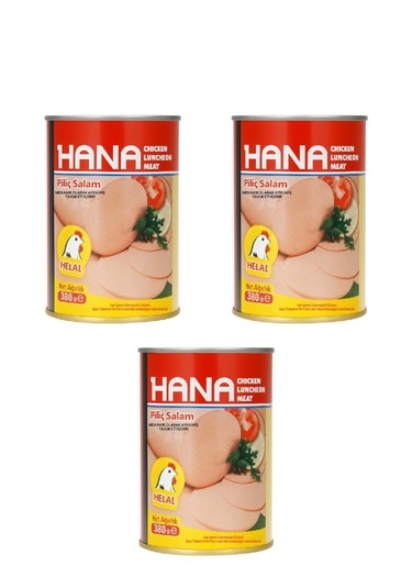 Hana Konserve Piliç Salam 380 G X3 Adet