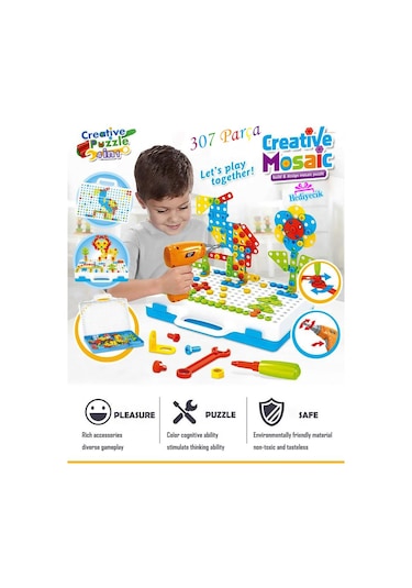 3d Matkaplı Creative Puzzle 11b Mozaik Puzzle 307 Parça