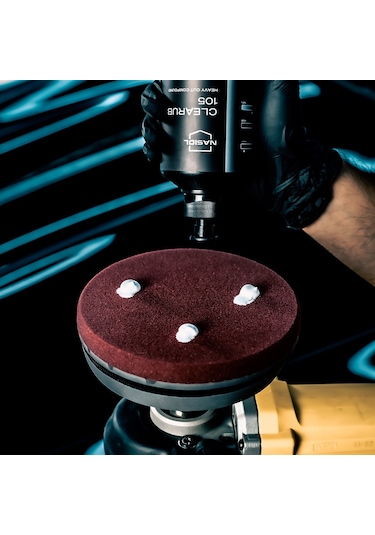 Nasiol Özel Hava Kanallı Polisaj Süngeri/Pedi Hare Giderici 150mm Mavi Araç Pasta Cila Pedi