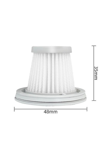 Teltree Xiaomi Mijia Eldivenli Süpürge İçin 2 Adet Hepa Filtre - Toz Ve Pollen Tutucu, Hava Temizliği Artırıcı Yedek Parça