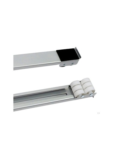 Pazly 2 Adet Beyaz Ayarlanabilir Taban Mobilya Aletleri Silindir Beyaz