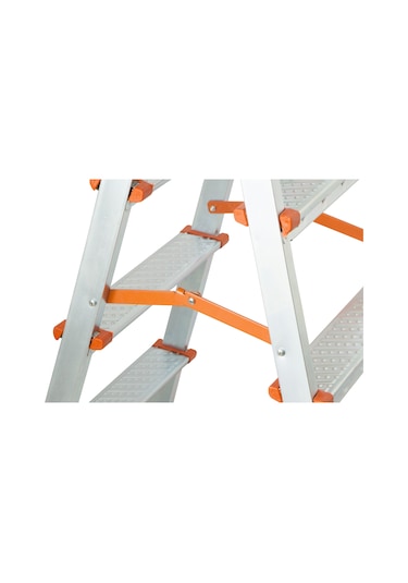 4+4 Basamaklı Çift Çıkışlı Profil Merdiven Ev, Bahçe, İşyeri İçin Uygun