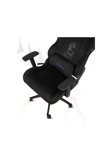 Rio Balerion Terletmez Kadife Kumaş Siyah Gaming Oyuncu Koltuğu - 22 Siyah