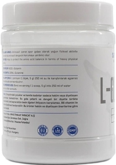 Supplementler Glutamine 300 Gr Aromasız