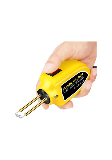 Xurunkeji Taşınabilir Mini Sıcak Zımbalar Plastik Kaynak Makinesi Araba Tampon Tamir Kiti El Kiti Otomatik Göçük Onarımı Ab Fişi Sarı