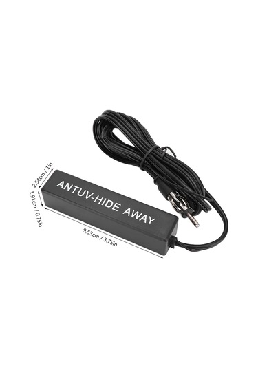 Geeroyoo 12v Gizli Amplipli Fm/am Radyo Anteni - Araba, Kamyon, Moto, Gemi Ve Suv İçin Dayanıklı Plastik Montaj Seti