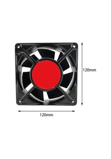 Homyl 12038 220 V Kasa Fanı Yüksek Gürültü 7 Bıçaklı