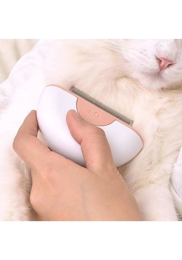 Kedi Fırça Seti, Dökülme Ve Tımar İçin Köpek Kedi Fırçası, Pet Masaj Tarak Pembe