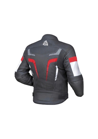 Nukrowear Stealth Pro Kırmızı 4 Mevsim Erkek Motosiklet Ceketi