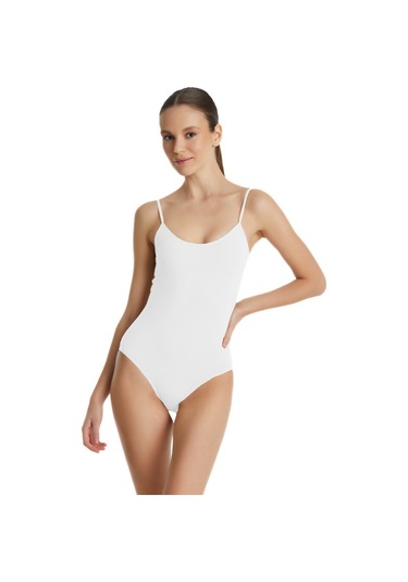 Blackspade Kadın İnce Askılı Body Essential 1980 - Beyaz