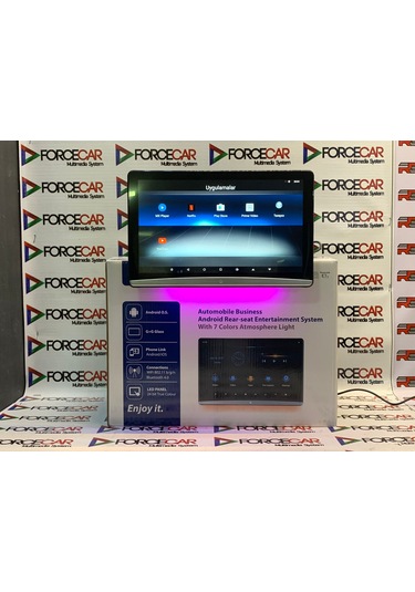 Her Araca Uyumlu Android 10.6 İnç Ambiyanslı Portatif Başlık