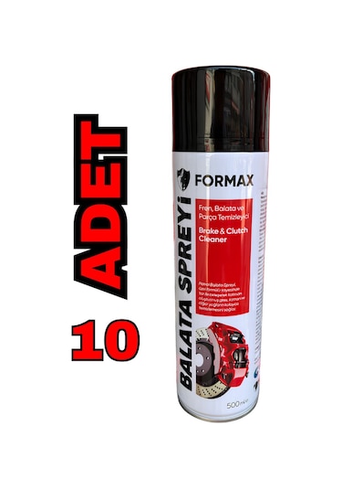 Formax Fren,balata Ve Parça Temizleme Spreyi 500 Ml 10 Adet
