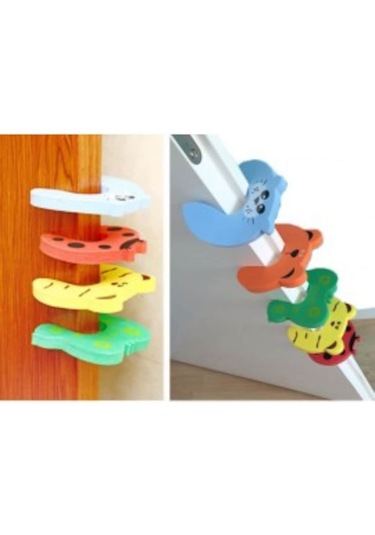 Çocuk Bebek Güvenlik Parmak Koruyucu Kapı Stoperi 4'lü Set