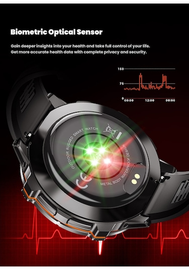 Harvox X2 Pro Tank Outdoor Akıllı Saat (İthalatçı Garantili)