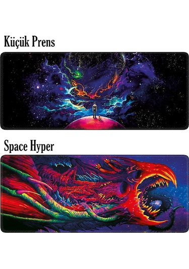 Xrades 24 Model Mouse Pad 70X30 - 90X40 Gaming Oyuncu Mousepad