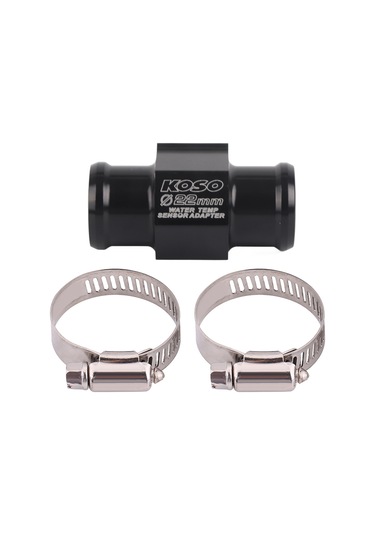 Konesam Motosiklet Evrensel Su Sıcaklığı Sensör Bağlantısı - 22mm Cnc Alüminyum - Soğutma Borusu Montajı - Sağlam Ve Doğru Ölçüm