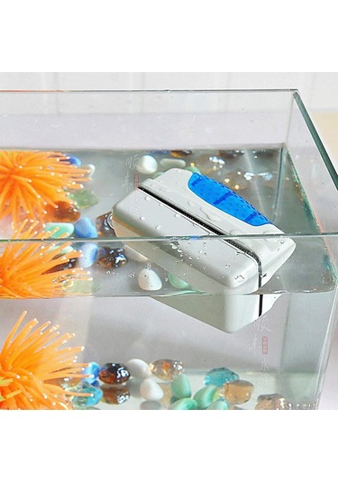 Cc Ggball Esinti Balık Tankı Temizleyici Fırça Yüzen Akvaryum Manyetik Balık Tankı Cam Yosun Scrubber Temizleyici Fırça Araçları Temizleme Ekipmanı Balık Tankı Aksesuarları 2 Adet