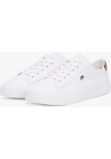 Vulc Canvas Lace Up Sneaker Beyaz