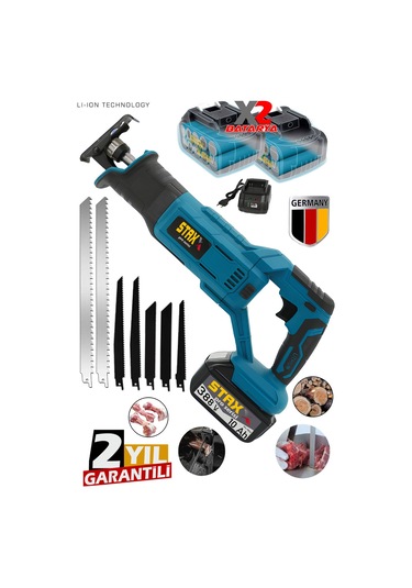 Staxx STAR3881 Bl Motor Çift Akülü Şarjlı Tilki Kuyruğu