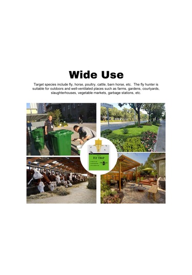 Reedark Doğal Yemli Sinek Tuzağı - Çiftlik, Bahçe Ve Açık Alanlar İçin Uzun Süreli Etkili Sinek Kovucu