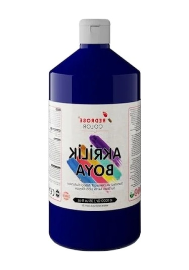 Dayanıklı Lacivert Akrilik Boya - 1000 Gr 0.2 L