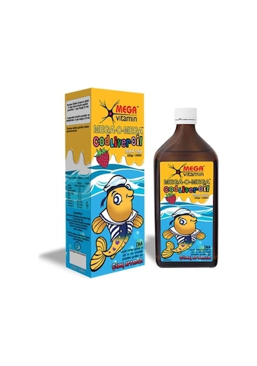 Mega Vitamin Mega-O-Mega Sıvı Saf Omega3 Balık Yağı 250 ML