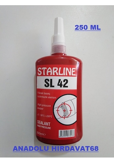 Starline Civata Dogalgaz Su Tesisatı Boru Sızdırmazlık 250 Ml N11.3182